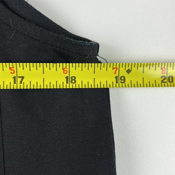 EILEEN Fisher Black Cotton A-Line Shift Dress - Picture 5 of 8